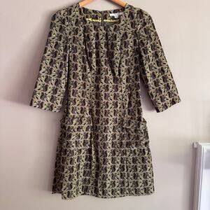 Boden Women's Corduroy Squirrel Print Dress Size 2R